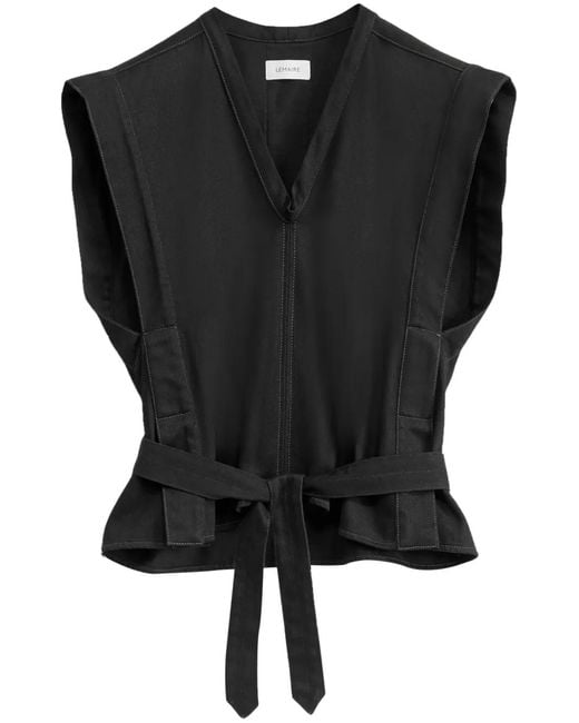 Lemaire Black Sleeveless Jacket