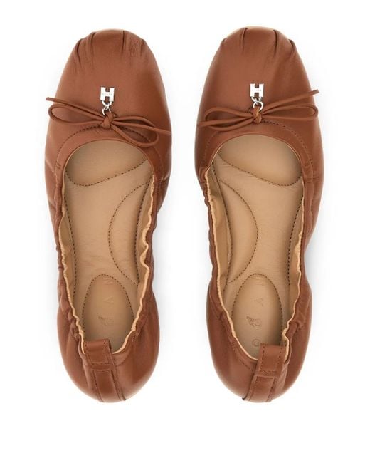 Bailarinas H684 Hogan de color Brown