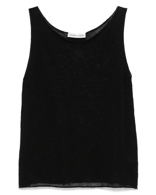Lamberto Losani ニットトップ Black