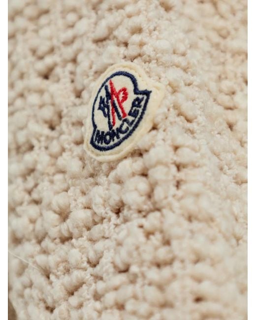 Moncler Natural Sweat À Fermeture Zippée