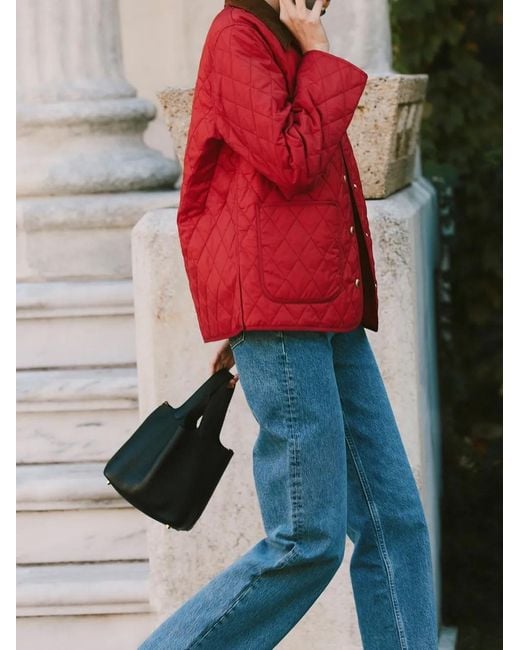 Sporty & Rich Red Vendome Jacket