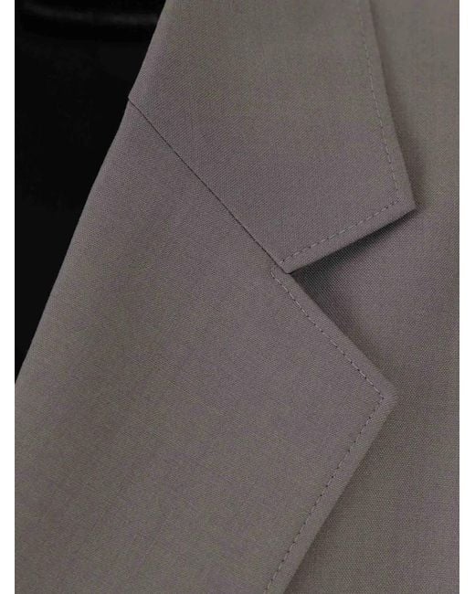 Carrera Gray Cadore Single-Breasted Blazer for men