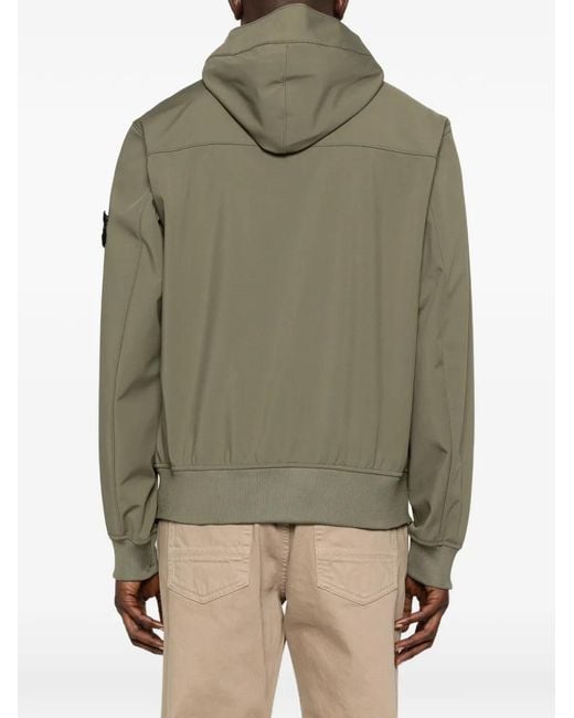 Stone Island Green Jackets for men