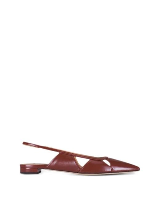 Arteana Brown Cutout Point-Toe Slings