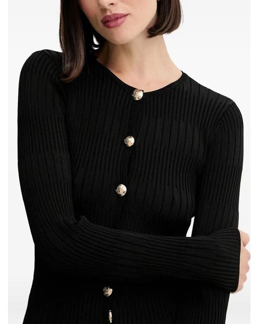 Marciano Black Gerippter Cardigan