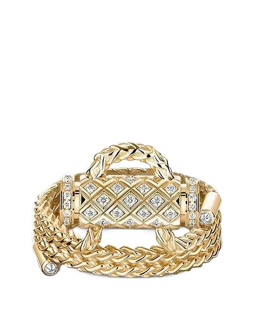 Nouvel Heritage Metallic Latch Diamond Ring