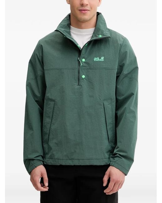 Jack Wolfskin Green Find The Wild Performance Jacket for men