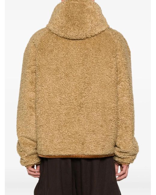 Marni Natural Hooded Zip-Up Jacket for men