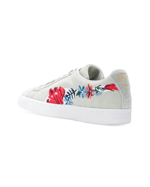 Puma nere con clearance fiori