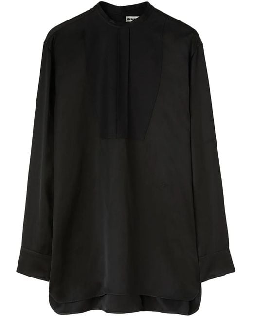 Jil Sander Black Thursday P.M. Linen-Blend Shirt