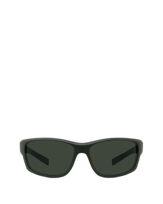 Vuarnet Green Racing Rectangle-Frame Sunglasses for men