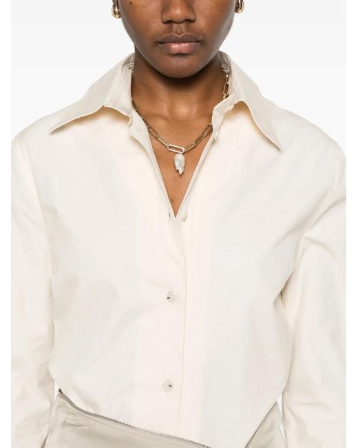 Nanushka White Aliska Bodysuit
