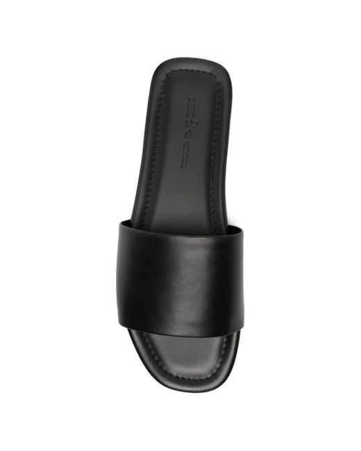 Kiton White Open-Toe Leather Sandals