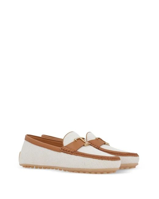 Tod's White Elegant Sandals For