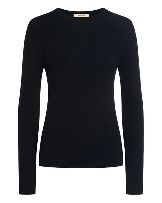 12 STOREEZ Blue Merino Sweater