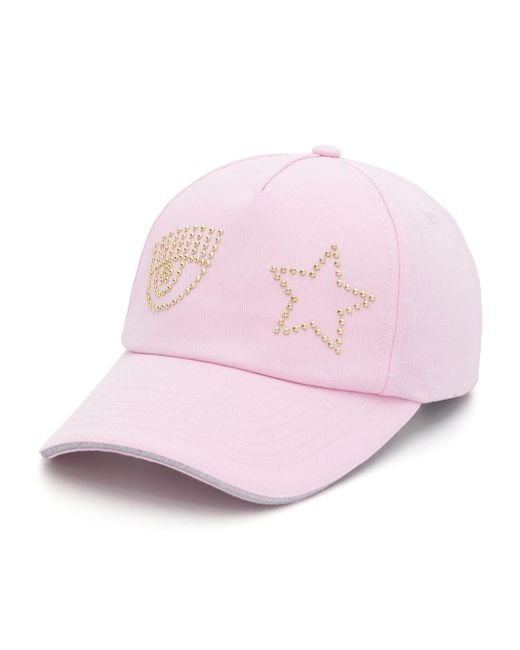 Cappello da baseball Eye Star di Chiara Ferragni in Pink