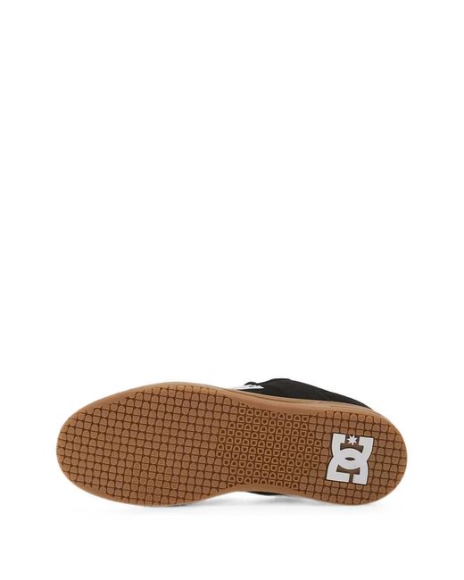 DC Shoes Black Astrix S Logo-Patch Sneakers for men