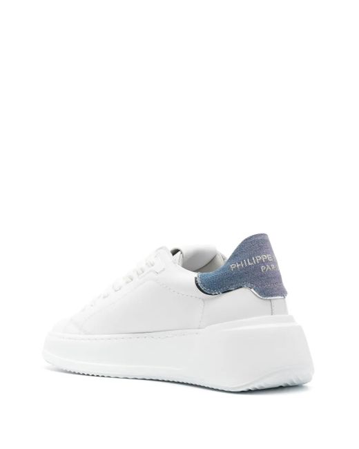 Philippe Model White Tres Temple Sneakers