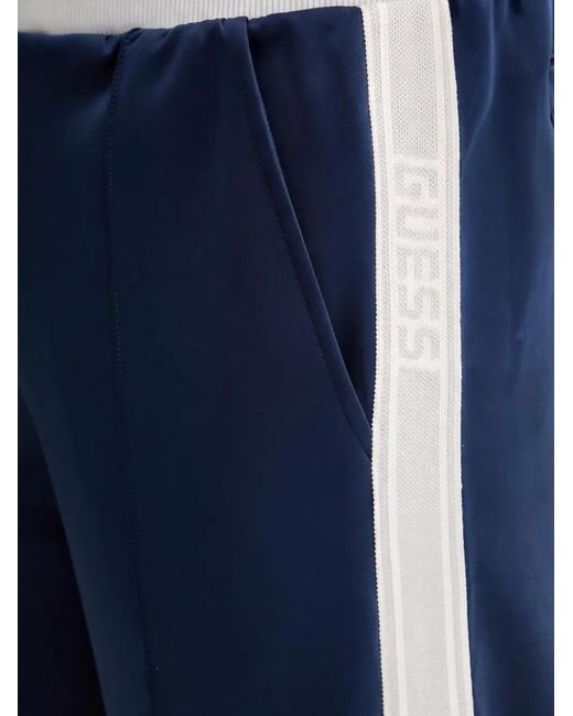 Guess Blue Side Stripe Trousers for men