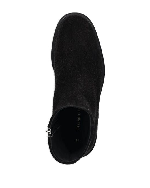 Filling Pieces Black Suede Boots for men