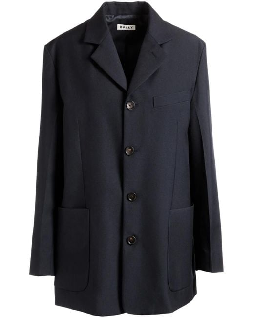 Bally Black Single-Breasted Tailored Jacket