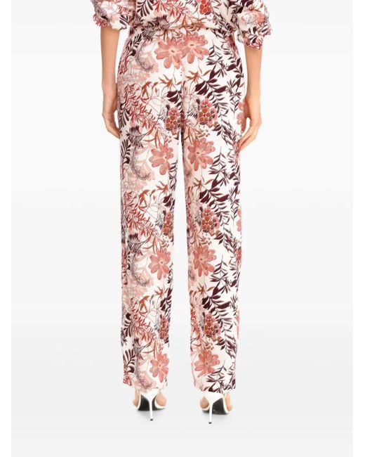 Amir Slama White Straight-Leg Trousers