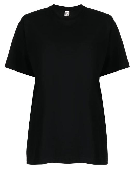 Totême  T-Shirt Met Ronde Hals in het Black