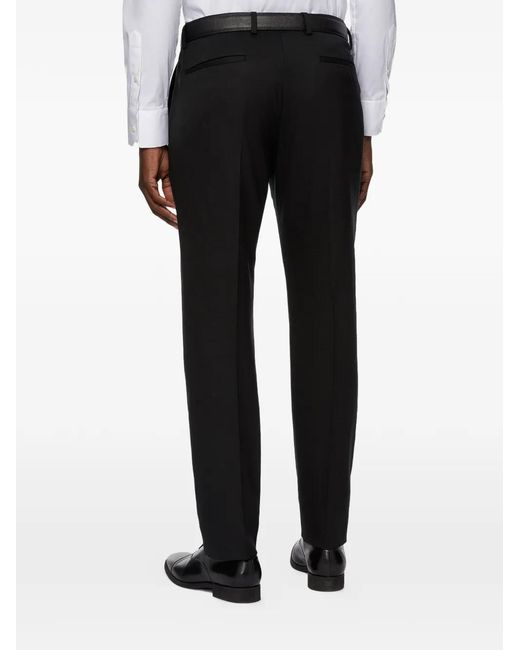 Boggi Black Tailored Trousers for men