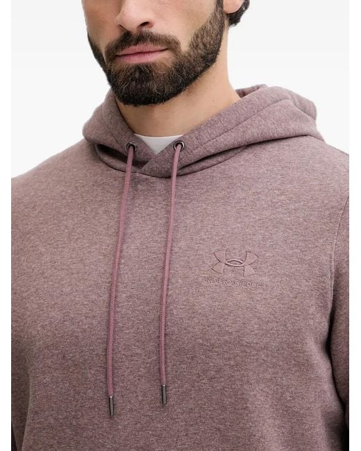 Under Armour Purple Logo-Detail Hoodie for men