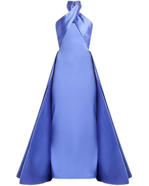 Solace London Rumi Maxi Dress in Blue | Lyst
