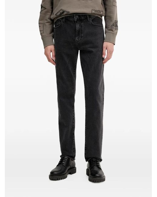 ARMANI EXCHANGE Black High Quality Jeans for men