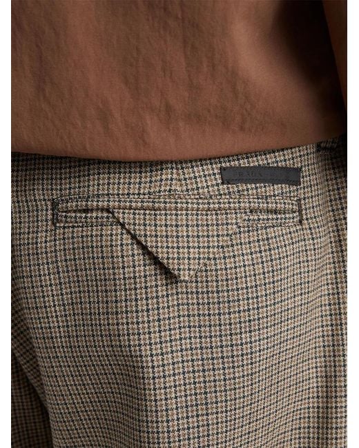 Prada Gray Wool Pants for men