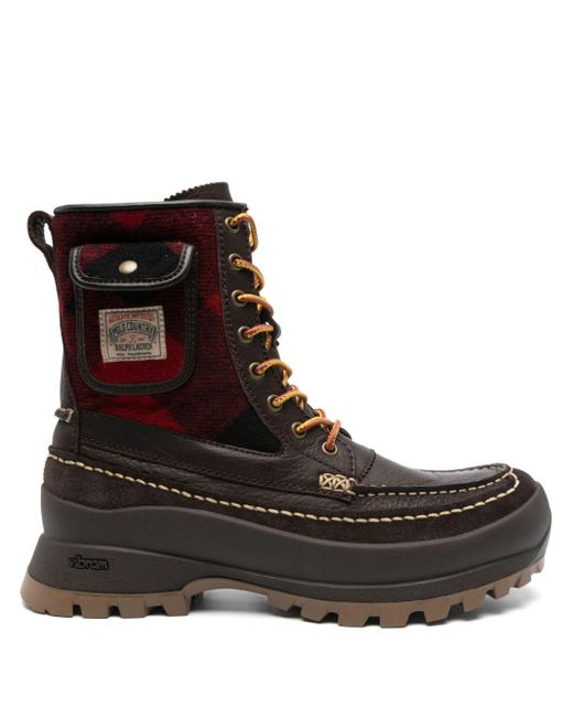 Polo Ralph Lauren Brown Logan Boots for men