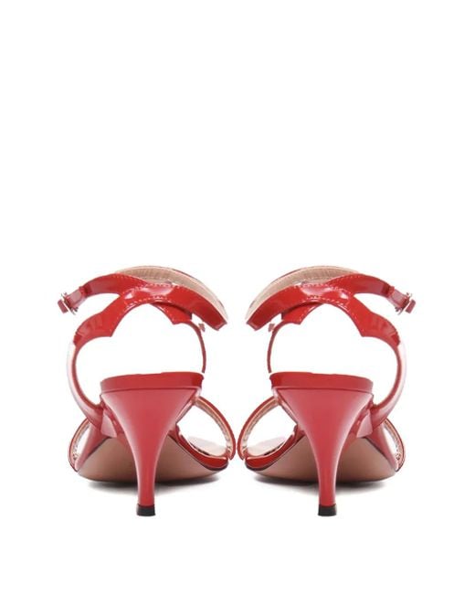 Sandalias abiertas con tira al tobillo Marc Ellis de color Red
