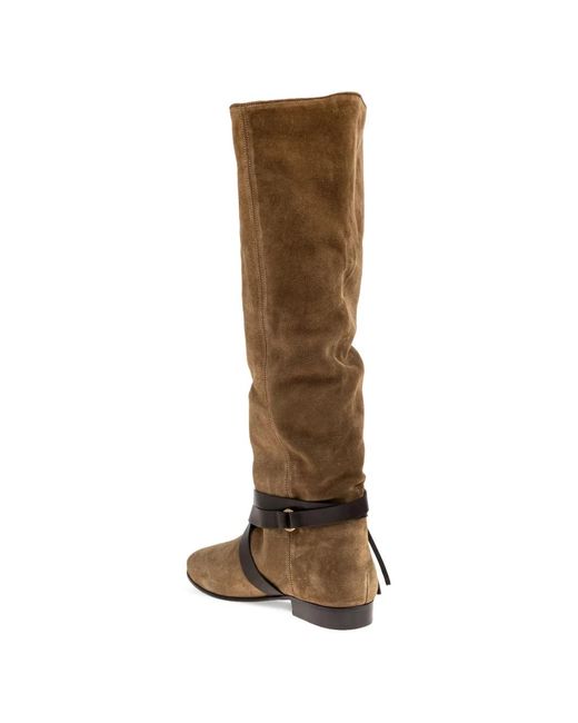 Isabel Marant Brown Silmon Knee-High Boots