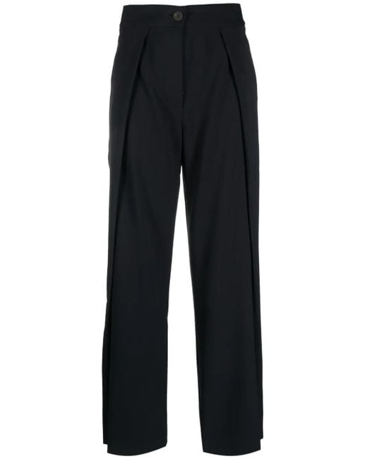 Studio Nicholson Black Malar Straight-Leg Trousers