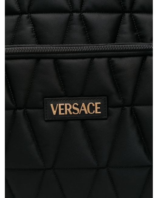 Versace Black Myth Nylon Backpack for men