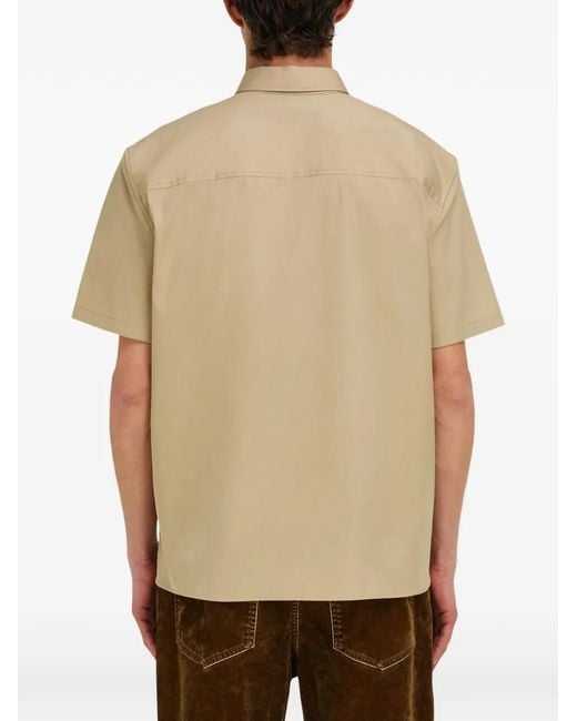 Ferragamo Natural Short Sleeve Shirt for men