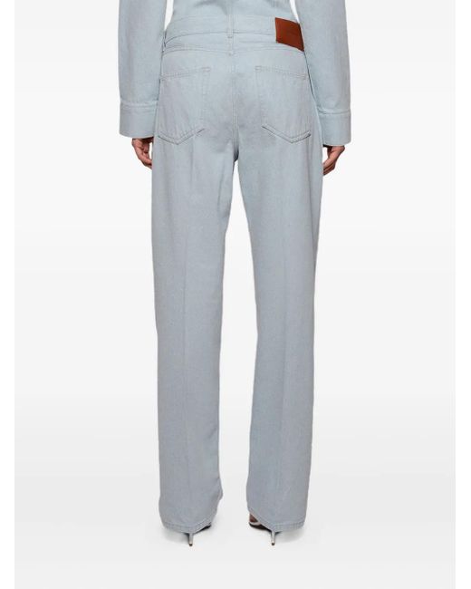 Jeans Con Tasche di Victoria Beckham in Gray