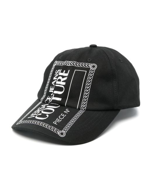 Cappello da baseball con stampa di Versace in Black