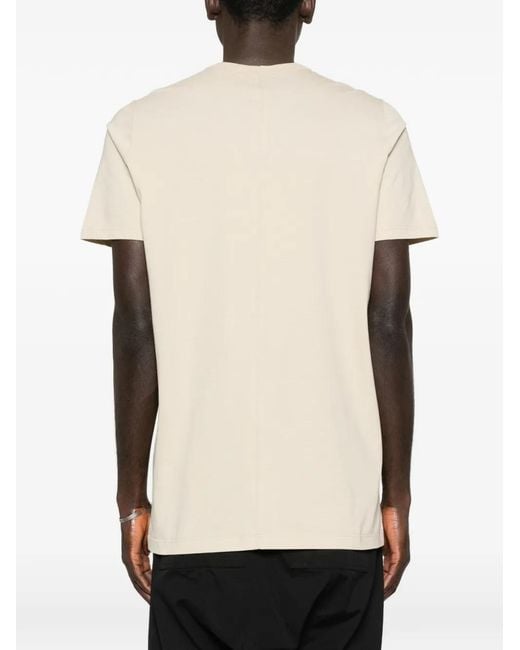 Rick Owens White Short-Sleeved T-Shirt for men