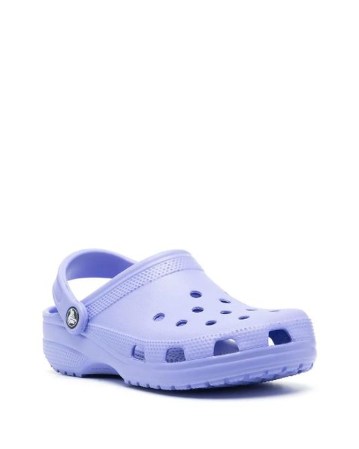 CROCSTM Blue Classic Clog Slides