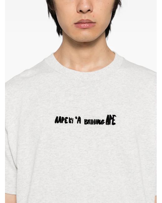 Aape By A Bathing Ape White Short Sleeves T-Shirt for men