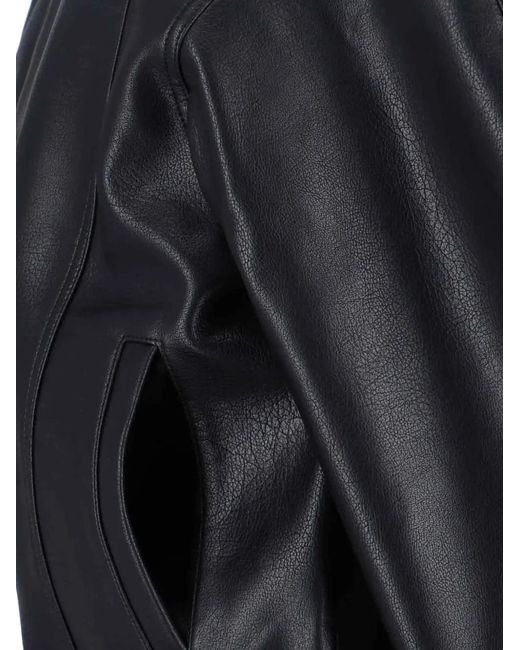 Frankie Shop Black Buttoned Oversized Jacket