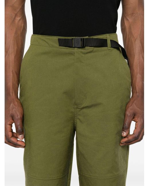 The North Face Green Logo-Embroidered Trousers for men