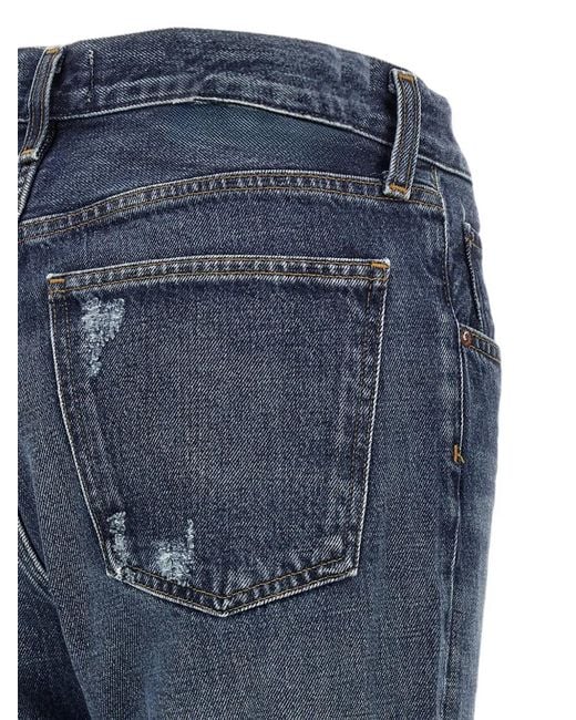 Agolde Blue Kick Boot Jeans