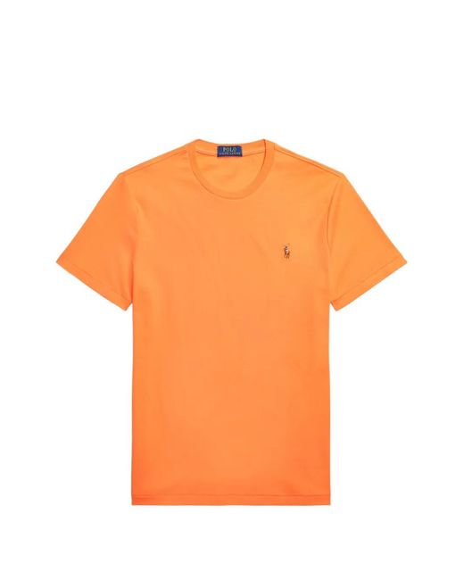 Polo Ralph Lauren Orange Pony-Embroidered T-Shirt for men