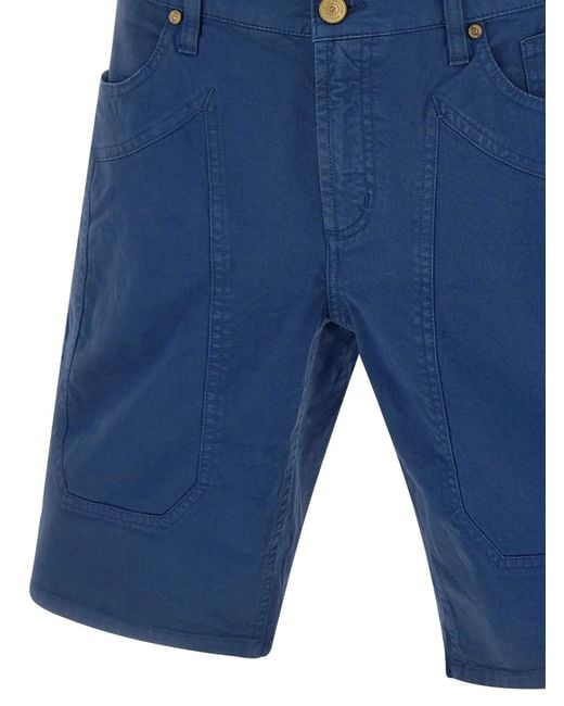 Jeckerson Blue Jayden Chino Shorts for men