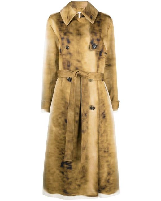 Loewe Natural Double-breasted Belted Coat