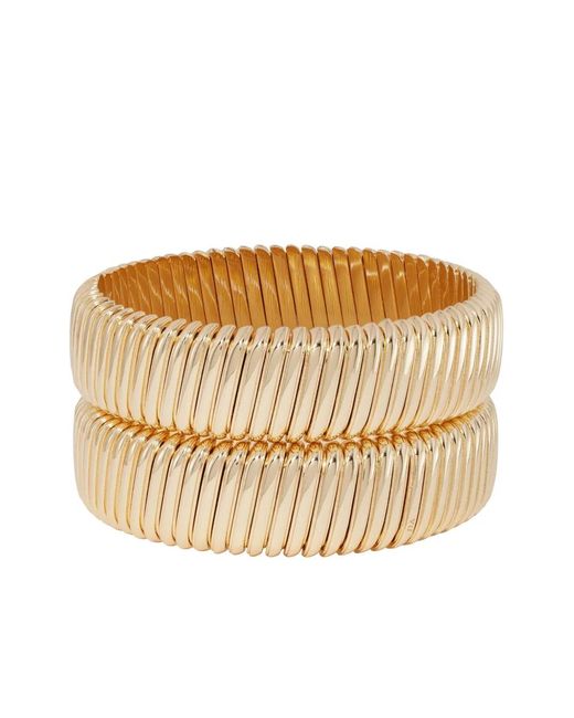Roxanne Assoulin Metallic Double-Band Bracelet